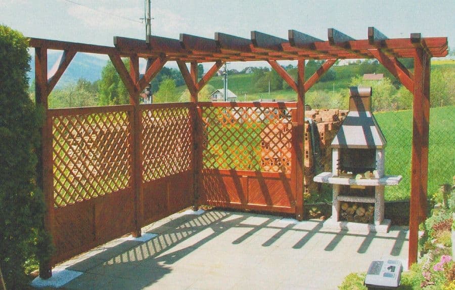 Dřevěná pergola na míru